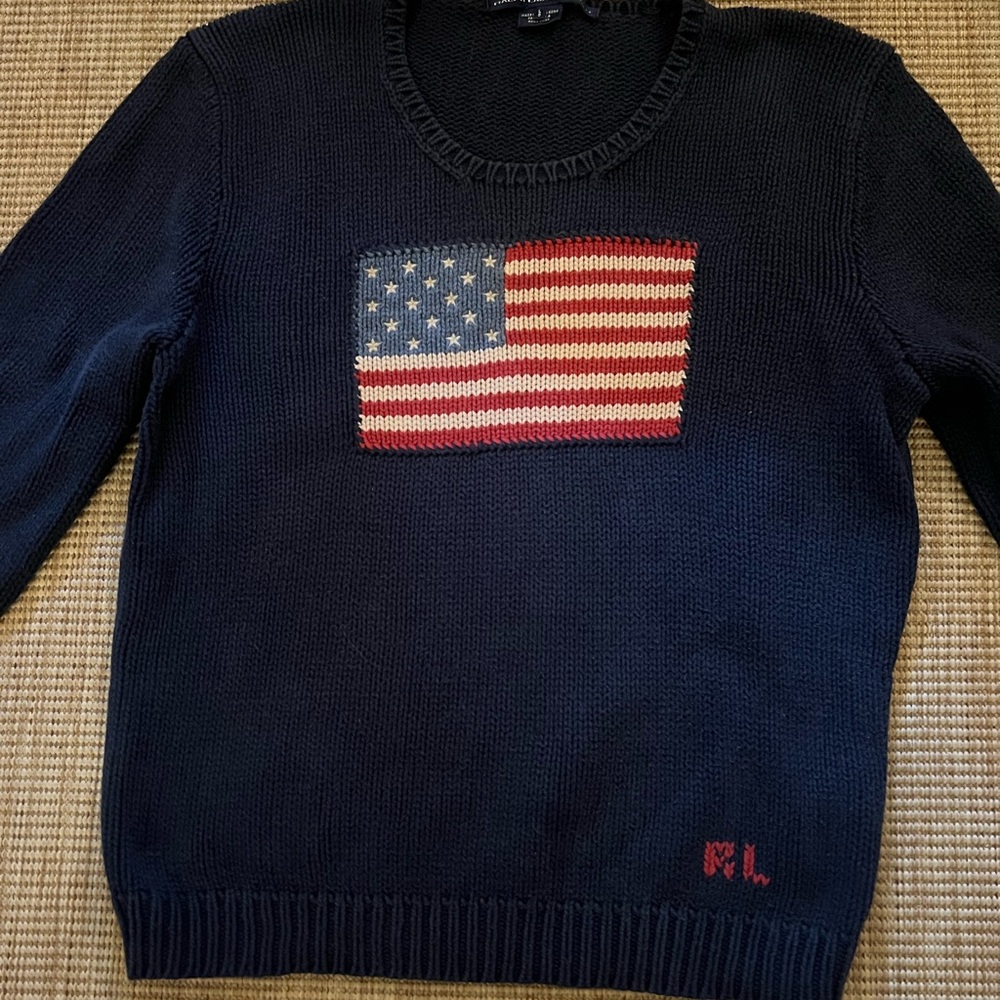 Ralph Lauren American Flag Sweater